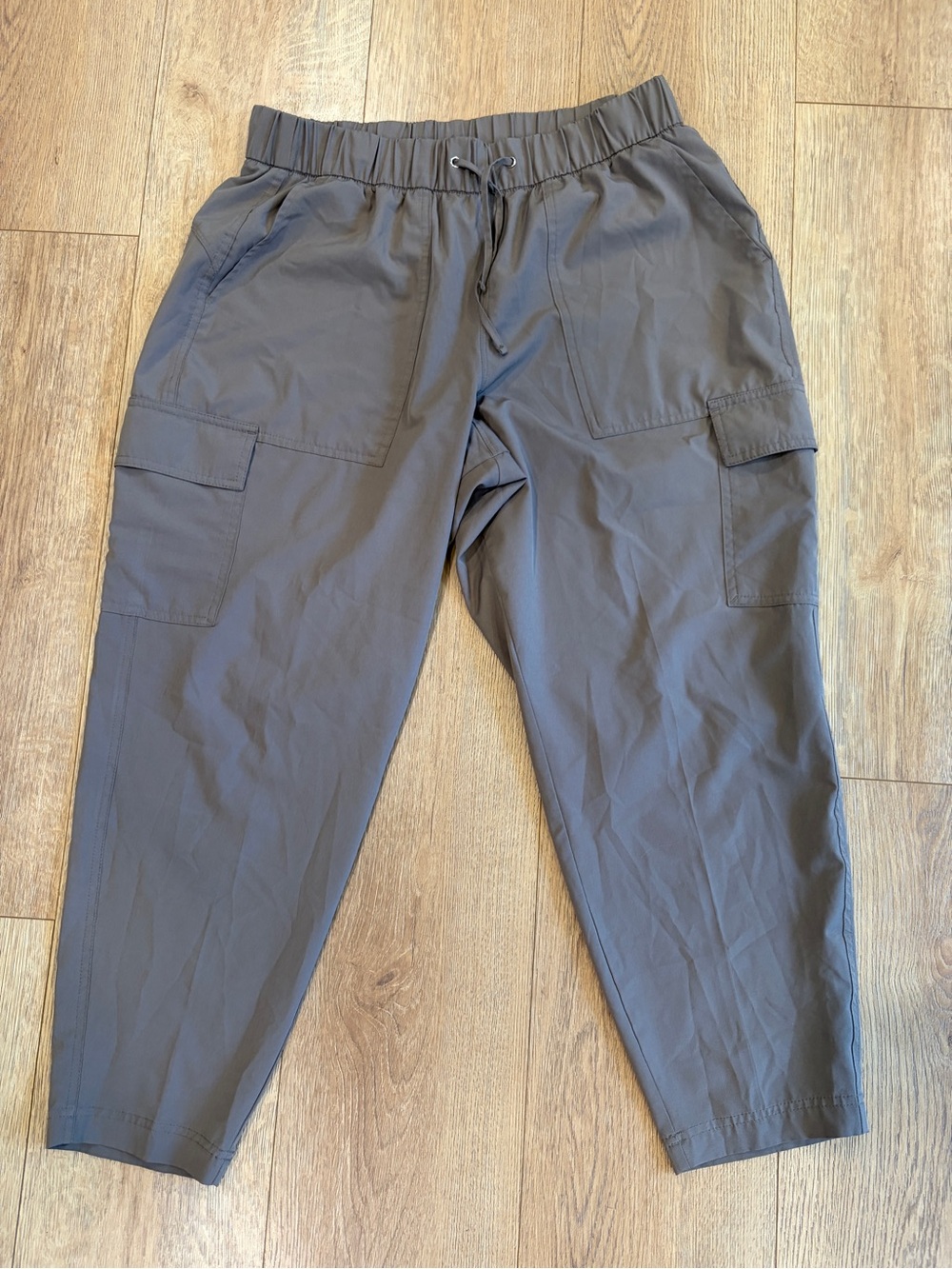 Old Navy Active StretchTech Cargo Pants Women’s Large Brown Taupe Pull On